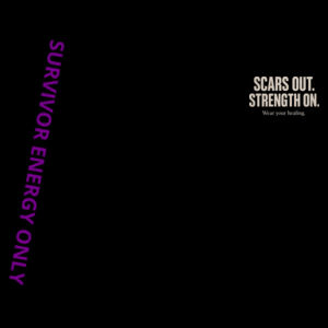 LEGGINGS, SURVIVOR ENERGY ONLY.. PURPLE Design