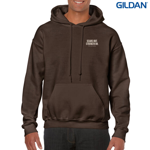 UNISEX HOODIE. FAITH FIRE... WHITE Thumbnail