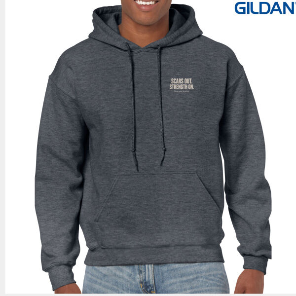 UNISEX HOODIE. FAITH FIRE... BLACK Thumbnail