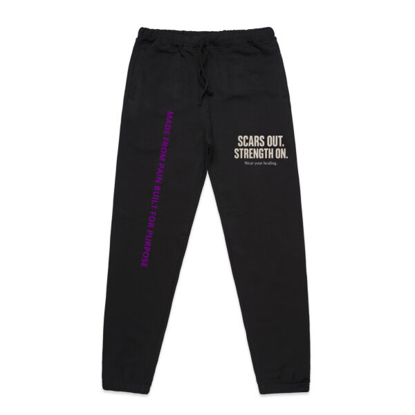 UNISEX TRACKIES..MADE FROM PAIN..PURPLE Thumbnail